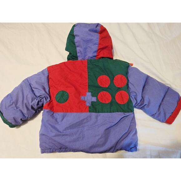 Vintage Brambilla Jacket 1980’s Toddler Unisex Sz 2 Retro 80% Down Puffer Rare - Picture 2 of 11
